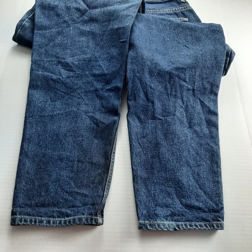 Carolina Blues Women's Relaxed Fit Mom Jeans Size 12 Dark Wash Denim High Rise - Picture 5 of 7